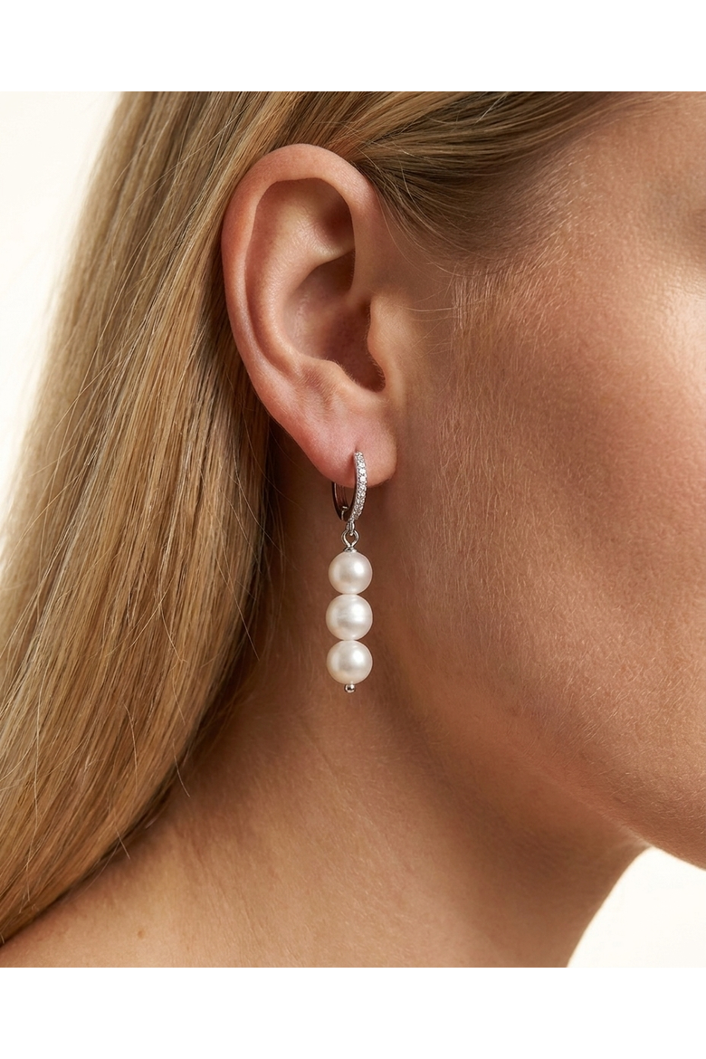 Aerin Pearl Stud Earrings, Alternate, color, Gold
