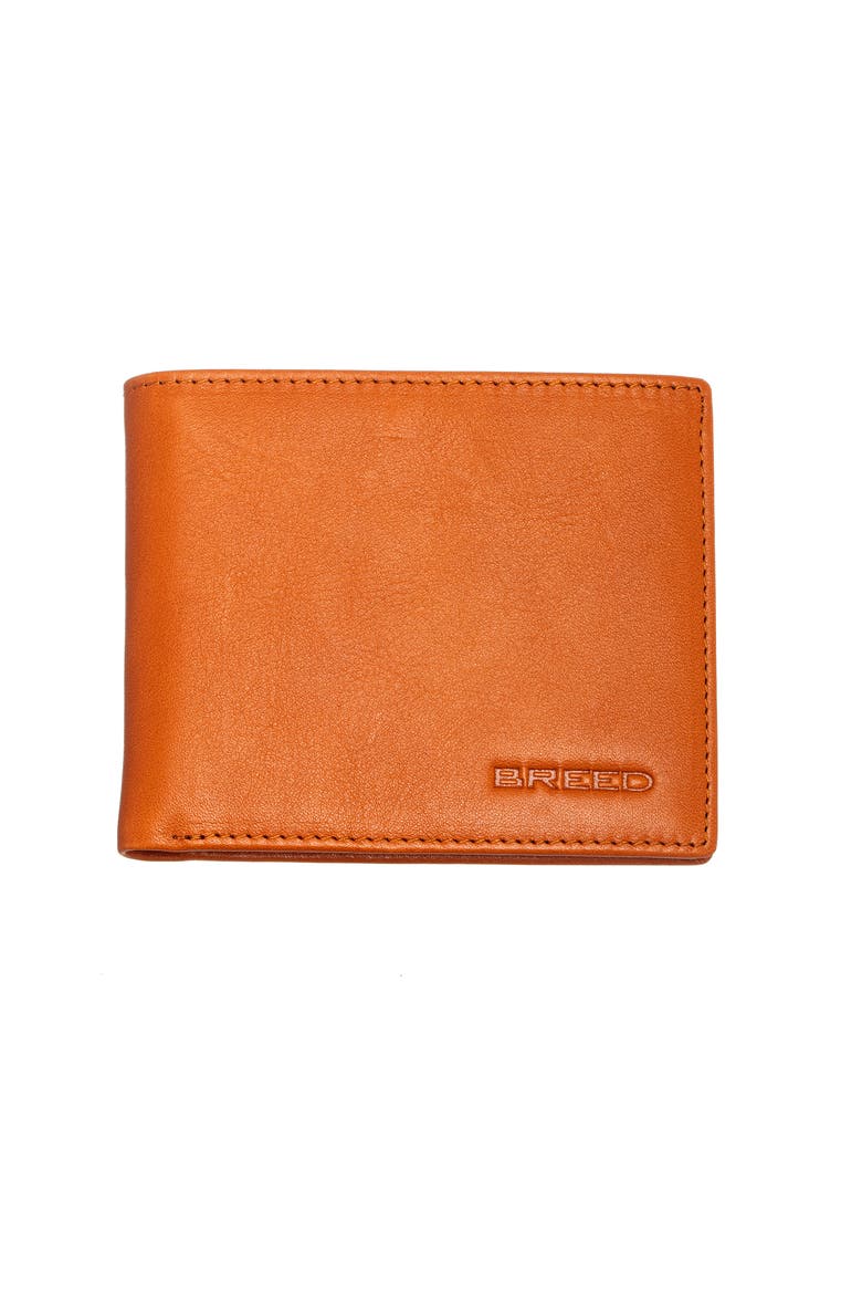Locke Bi Fold Wallet, Main, color, Orange