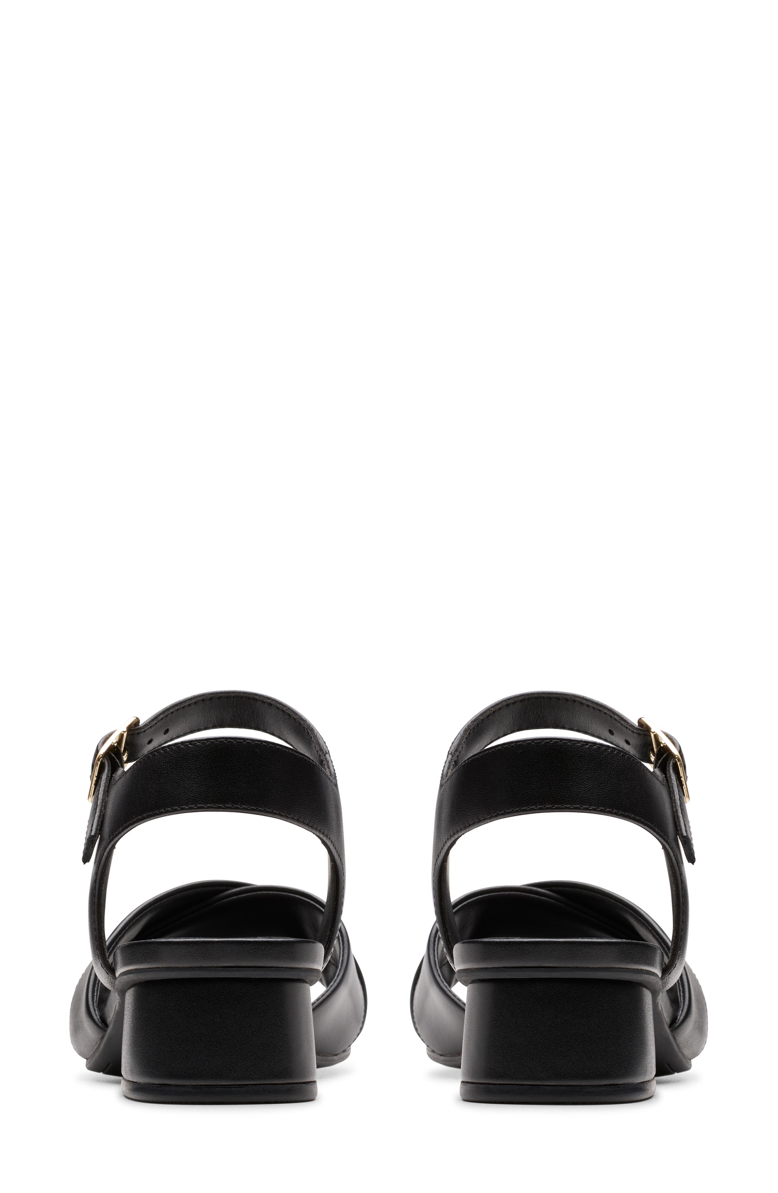Clarks<sup>®</sup> Serina 35 Cross Sandal, Alternate, color, Black