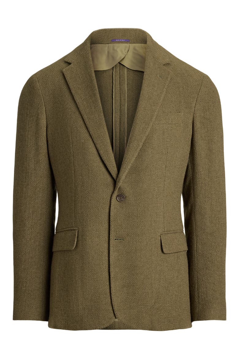 Open Weave Cashmere Sport Coat, Alternate, color, FERN GREEN