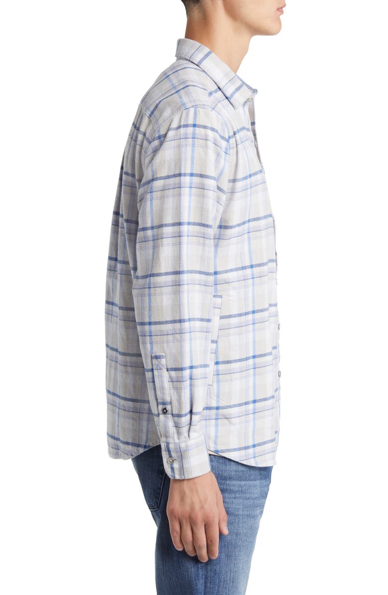 Tommy Bahama Leid Back Plaid Flannel Shirt Jacket, Alternate, color, 