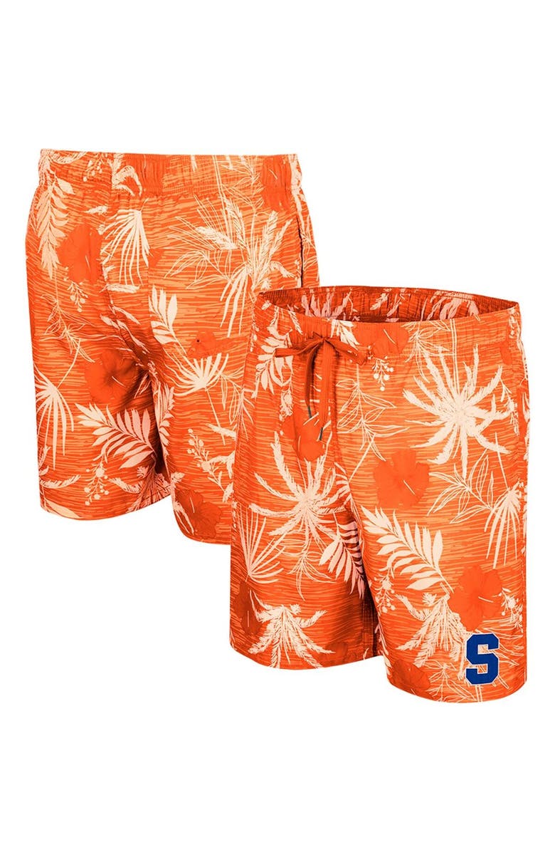 COLOSSEUM Men's Colosseum Orange Syracuse Orange What Else is New Swim Shorts, Main, color, 