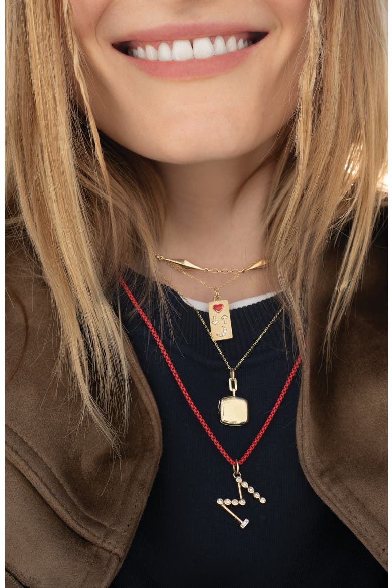 Love You to the Moon & Back Diamond Pendant Necklace, Alternate, color, GOLD