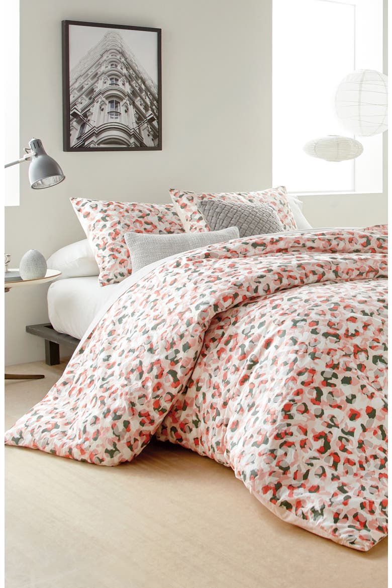 Wild Geo Comforter & Sham Set, Main, color, BLUSH