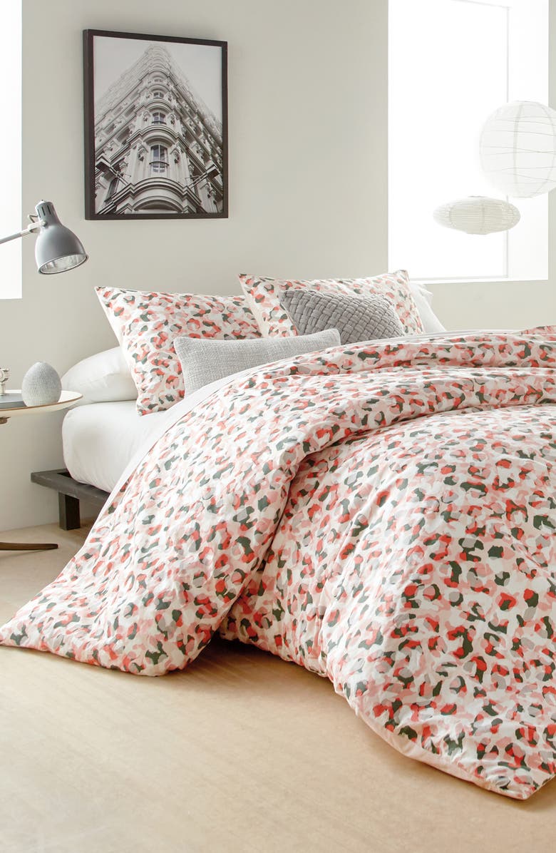 DKNY Wild Geo Comforter & Sham Set, Main, color, 
