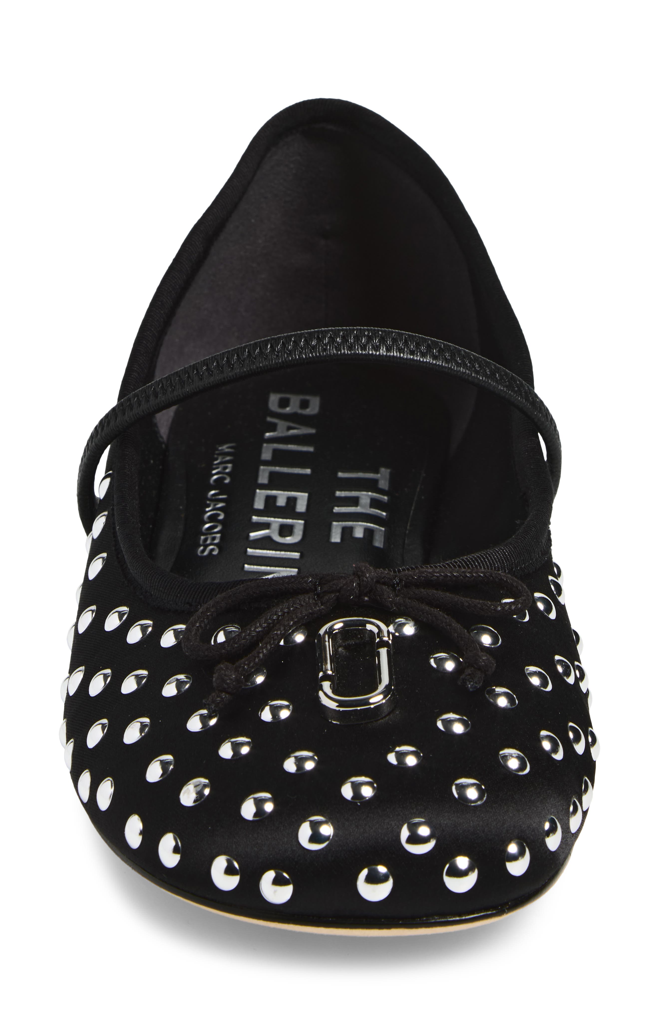 The Sabrina Ballerina Flat, Alternate, color, BLACK MULTI