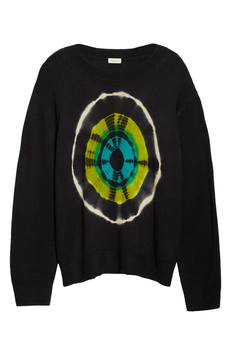 Dries Van Noten Tie Dye Loose Fit Sweater, Alternate, color, 