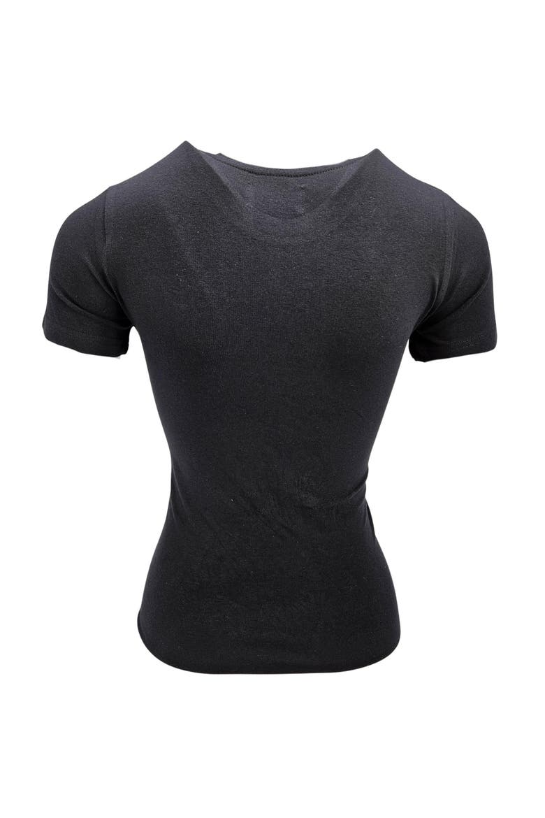 x On/Off Essentials Plain Star T-Shirt, Alternate, color, black-fuchsia