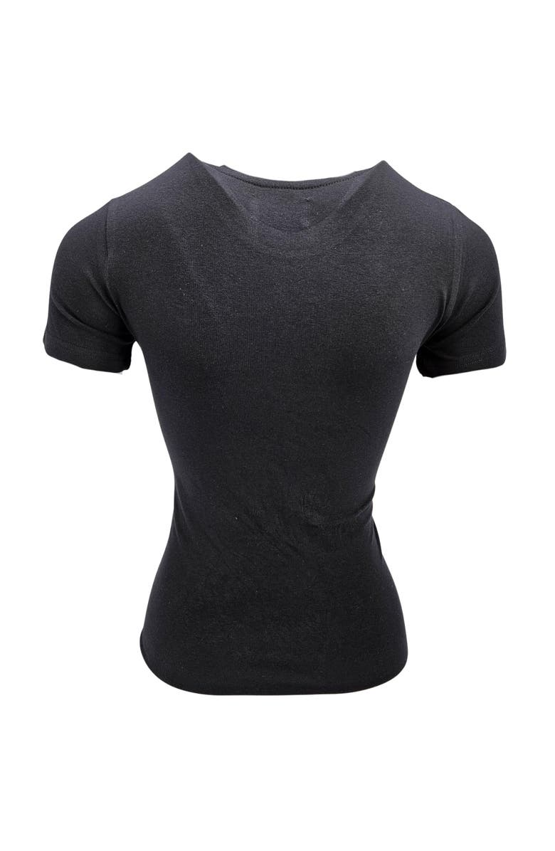 Madison Maison x On/Off Essentials Plain Star T-Shirt, Alternate, color, Black-Fuchsia