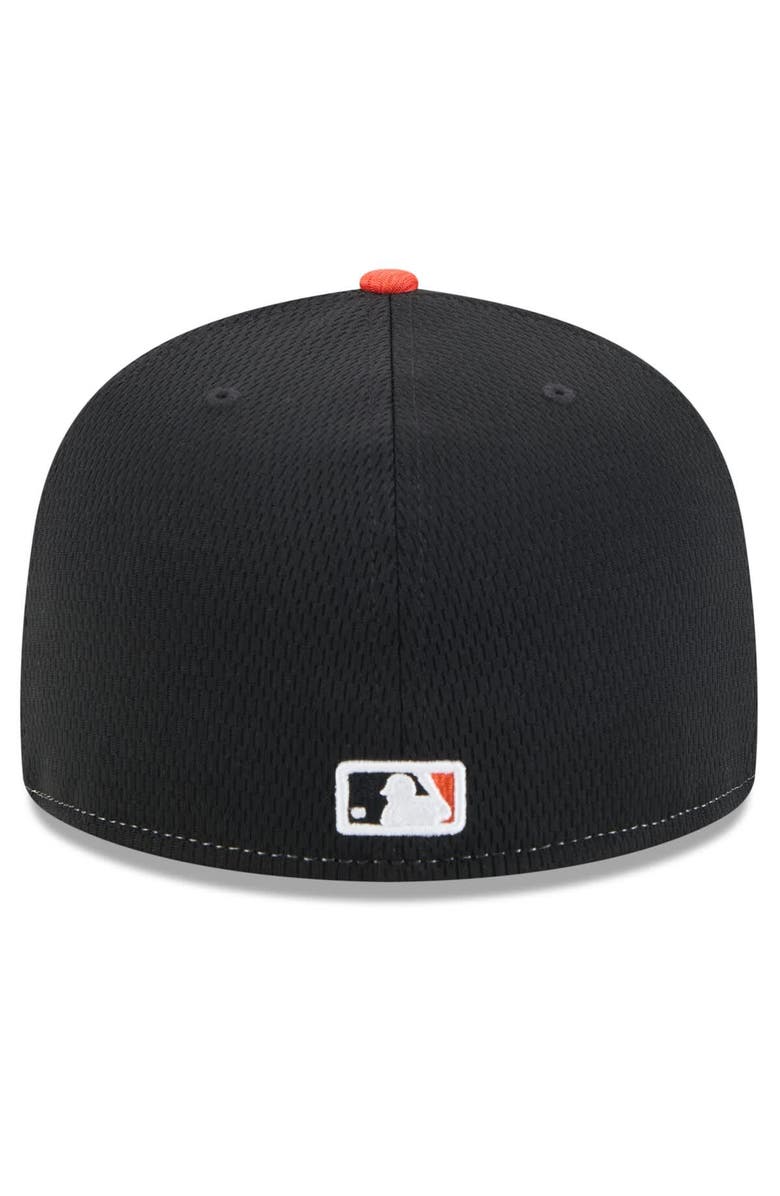 New Era Men's New Era Black/Orange San Francisco Giants 2025 MLB Clubhouse 59FIFTY Fitted Hat, Alternate, color, Black