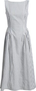 Lulus Olea Stripe Midi Dress