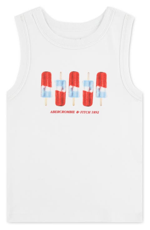 Kids' Graphic Cotton Blend Tank (Little Kid & Big Kid)