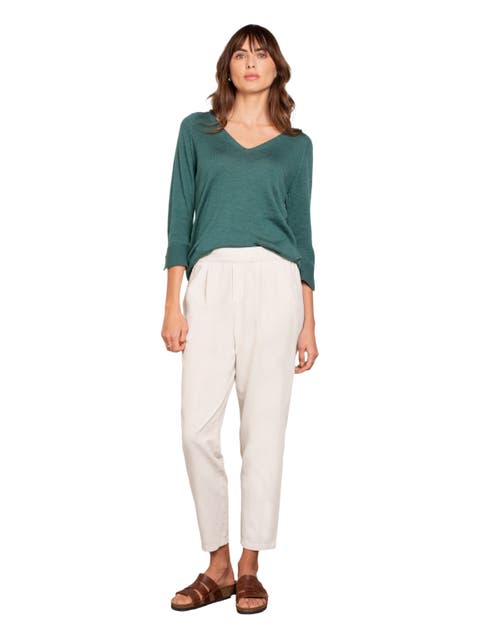 Twill Tapered Pull On Pants