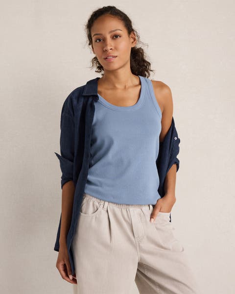 Organic Cotton Scoop Neck Tank