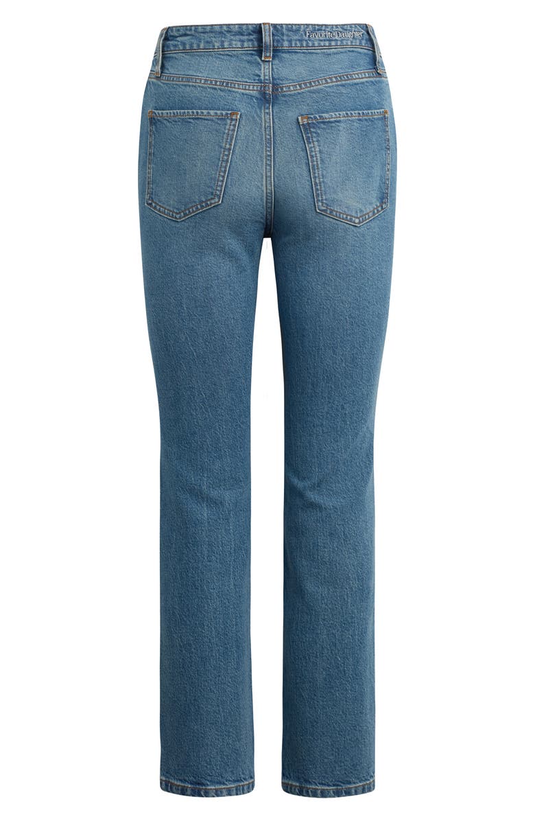 Favorite Daughter The Valentina Super High Waist Ankle Straight Leg Jeans, Alternate, color, Alton