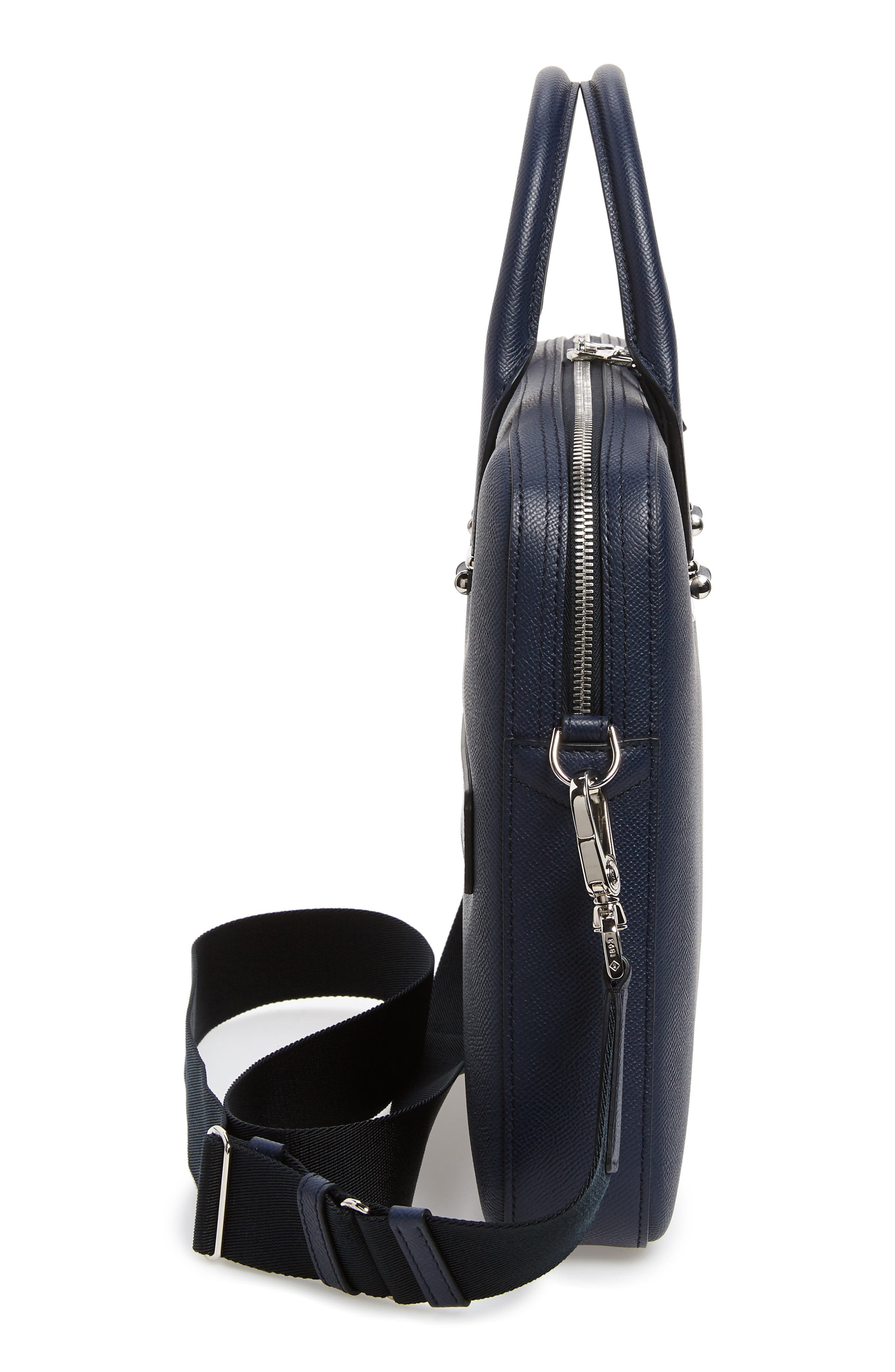 Dunhill Cadogan Leather Single Document Case, Alternate, color, 