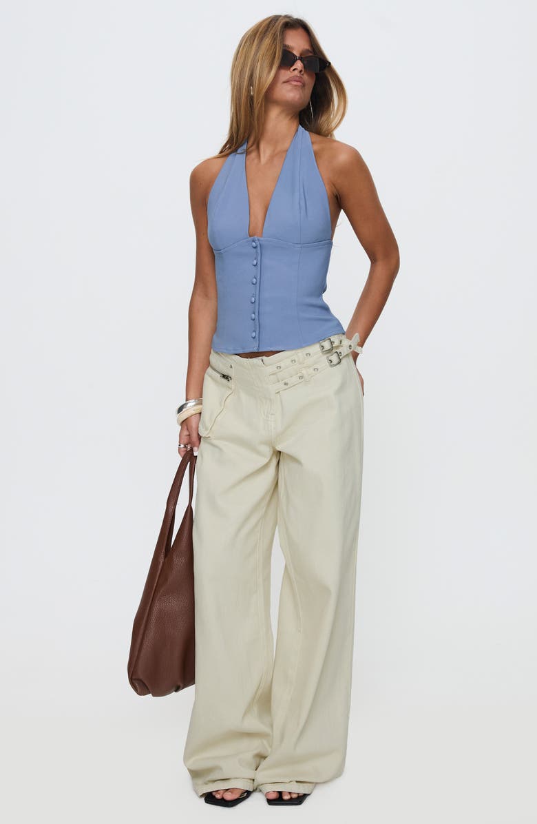 Princess Polly Paltrow Cotton Cargo Pants, Alternate, color,