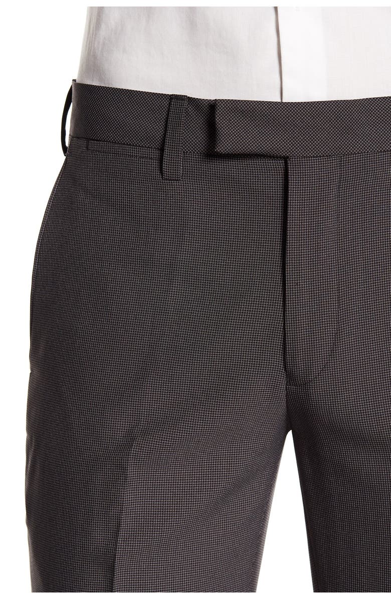 Louis Raphael Comfort Mini Windowpane Pants - 30-34" Inseam, Alternate, color, 
