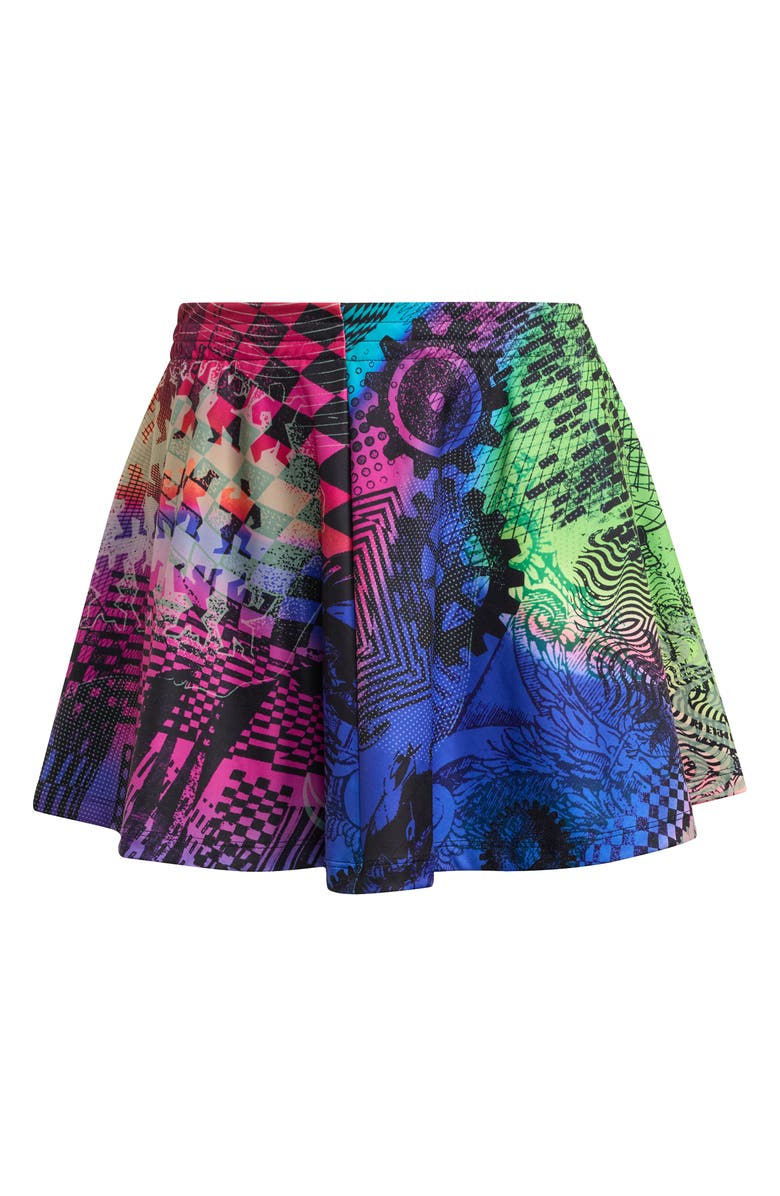 adidas x Jeremy Scott Print Skirt, Alternate, color, Bright Yellow
