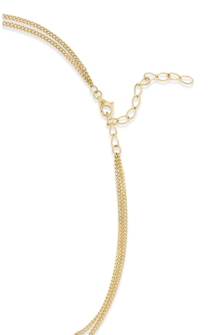 18K Gold Varda Natural Diamond Tennis Necklace (Online Trunk Show), Alternate, color, 18K YELLOW GOLD/ DIAMOND