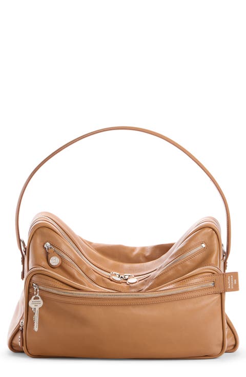 Camero Camera Leather Shoulder Bag