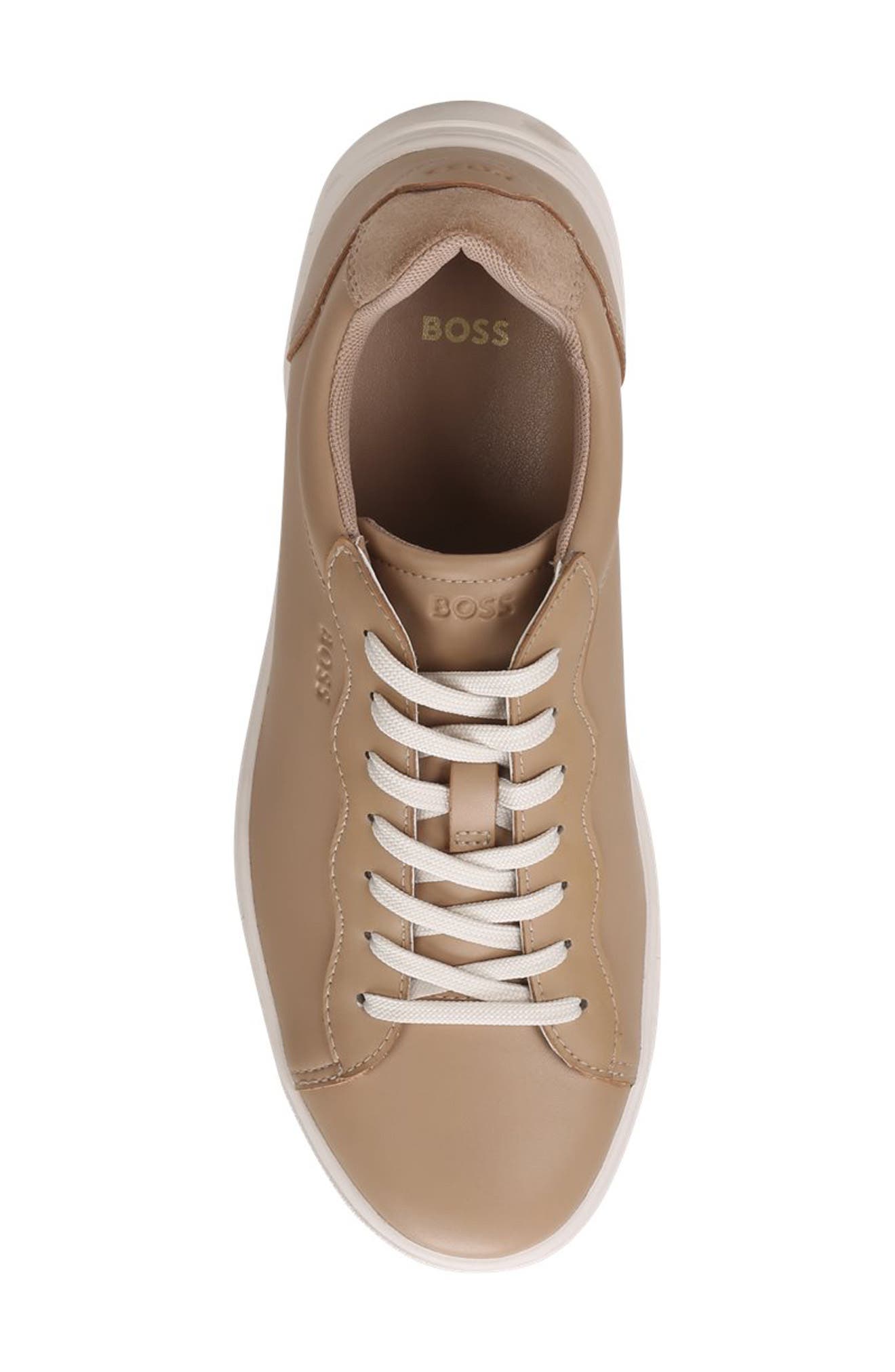 BOSS Rhys Sneaker, Alternate, color, Light/ Pastel Brown