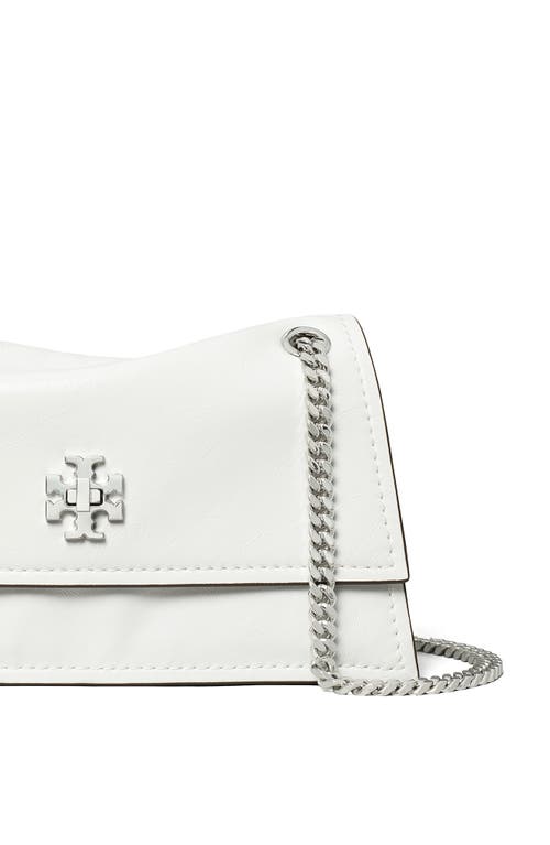 Tory Burch Mini Kira Turnlock Convertible Crossbody Bag In White
