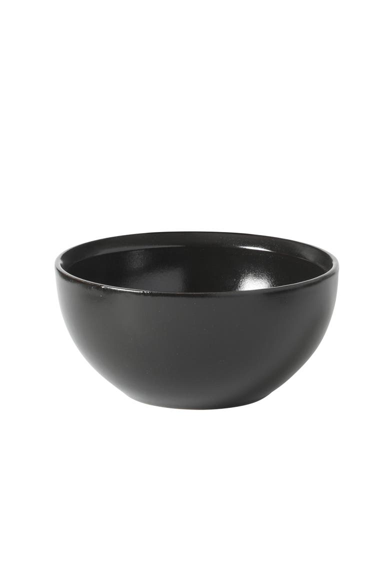 Beckett 16-Piece Matte Reactive Glaze Stoneware Dinnerware Set, Alternate, color, Black
