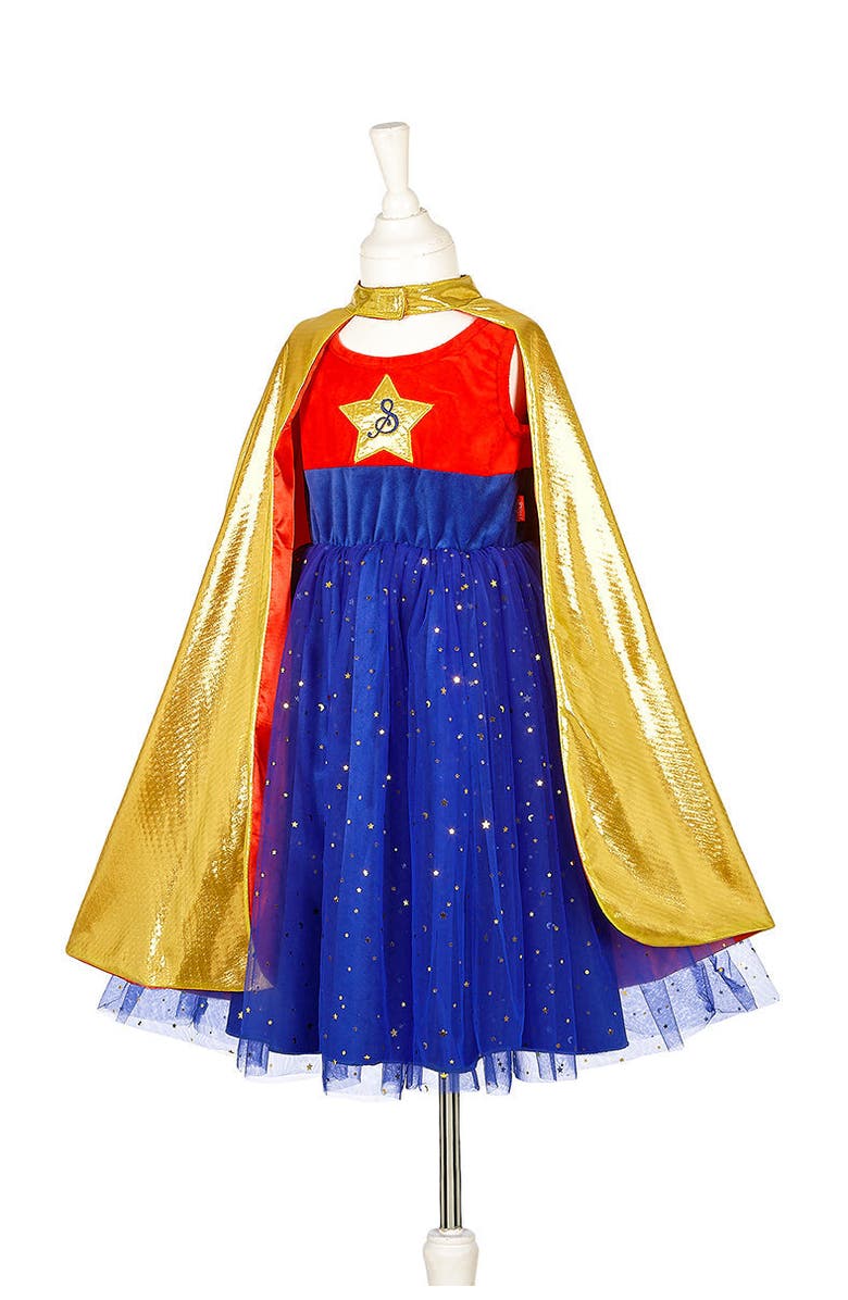 Souza Superhero Girl Costume, Main, color, Red