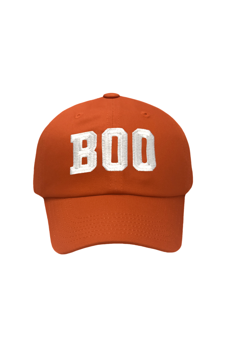 Bits & Bows BOO Halloween Twill Baseball Hat, Main, color, 