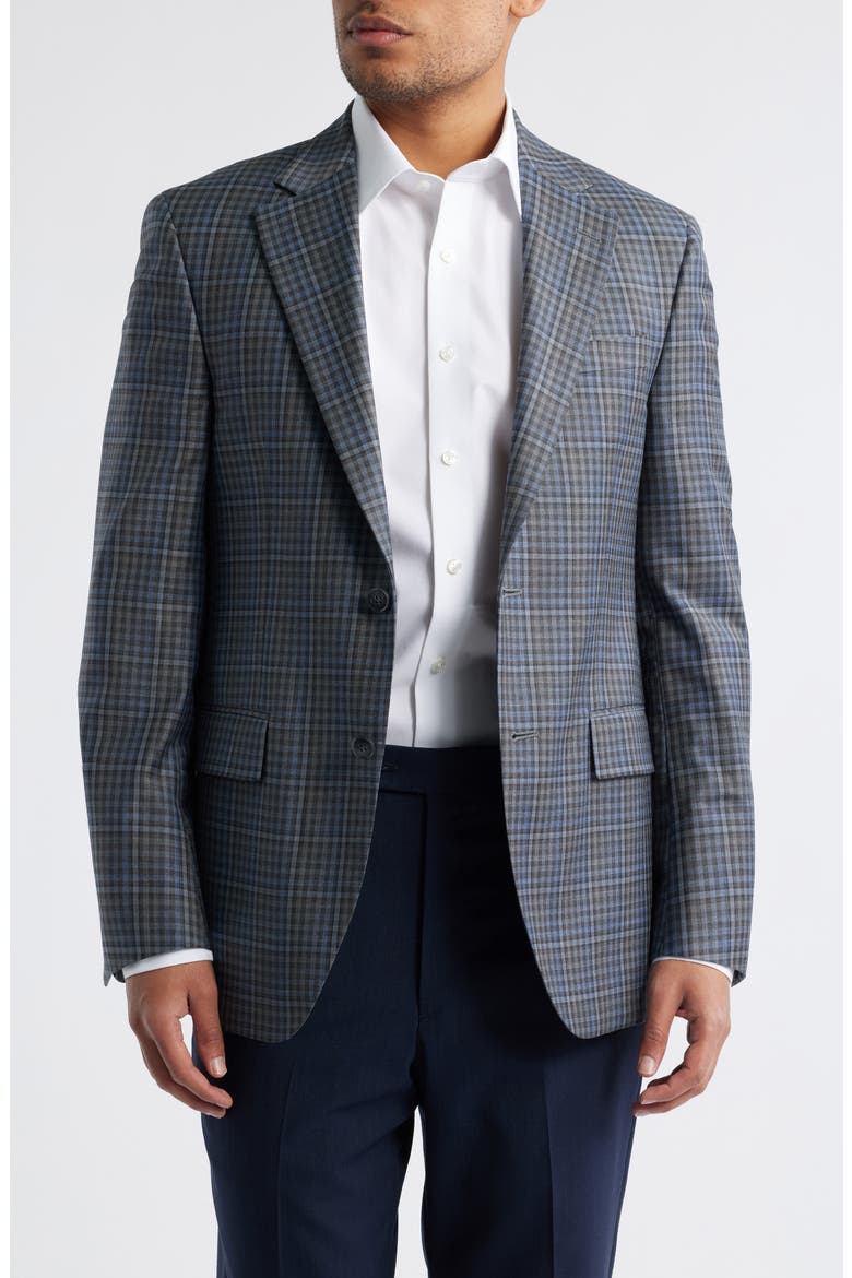 Flynn Classic Sport Coat, Main, color, GREY