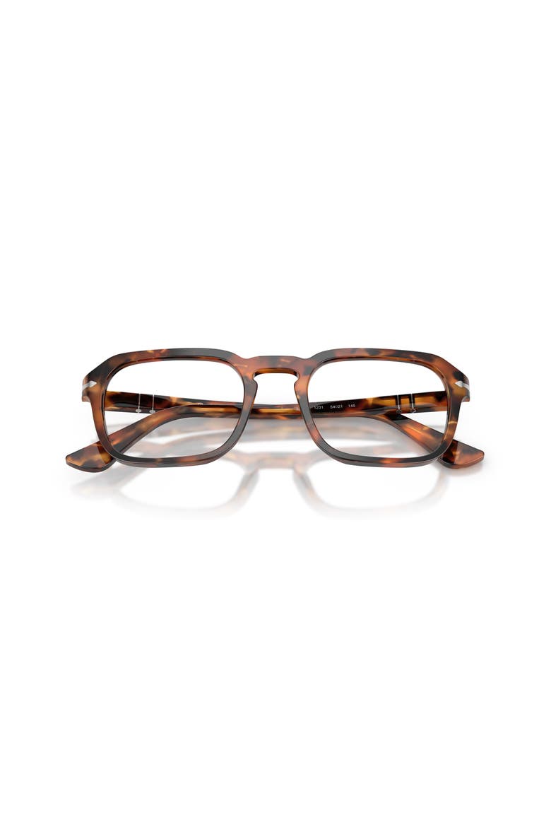 52mm Square optical glasses, Alternate, color, Brown