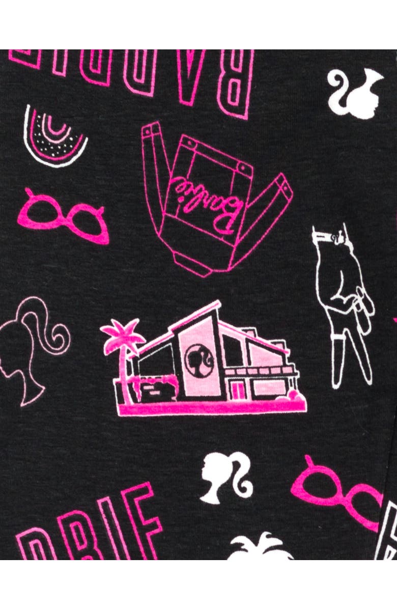 Barbie Long Sleeve T-Shirt & Flare Pants Set, Alternate, color, Pink / Black