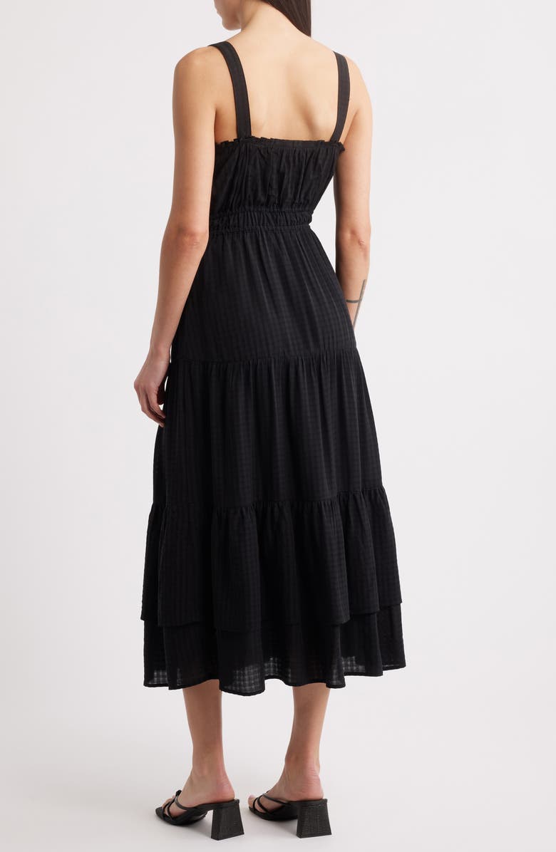PAIGE Persimmon Sleeveless Maxi Dress, Alternate, color, Black