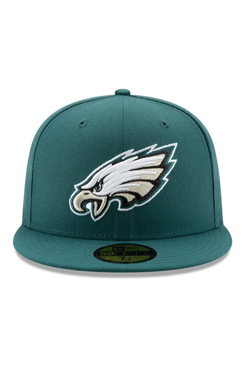 New Era NWE EAG GREEN NFL OMAHA 59FIFTY HATMENFIT, Alternate, color, 