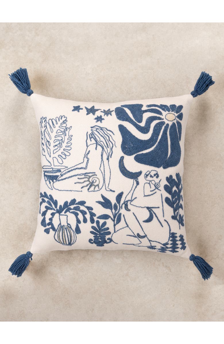 GAURI KOHLI Sialkot Throw Pillow Cover, Alternate, color, Multicolred