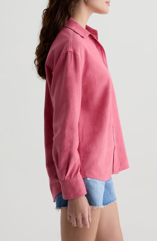AG AG ADDISON LINEN BLEND BUTTON-UP SHIRT 