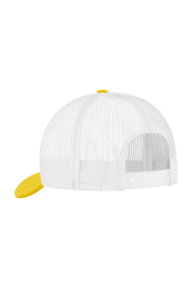 6-Panel Mesh Back Cap with Curved Brim, Alternate, color, YELLOW
