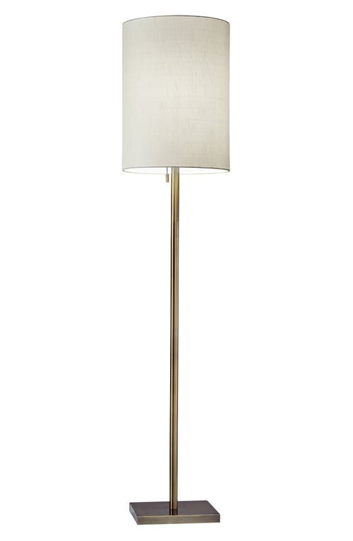 ADESSO LIGHTING Liam Floor Lamp in Antique Brass 