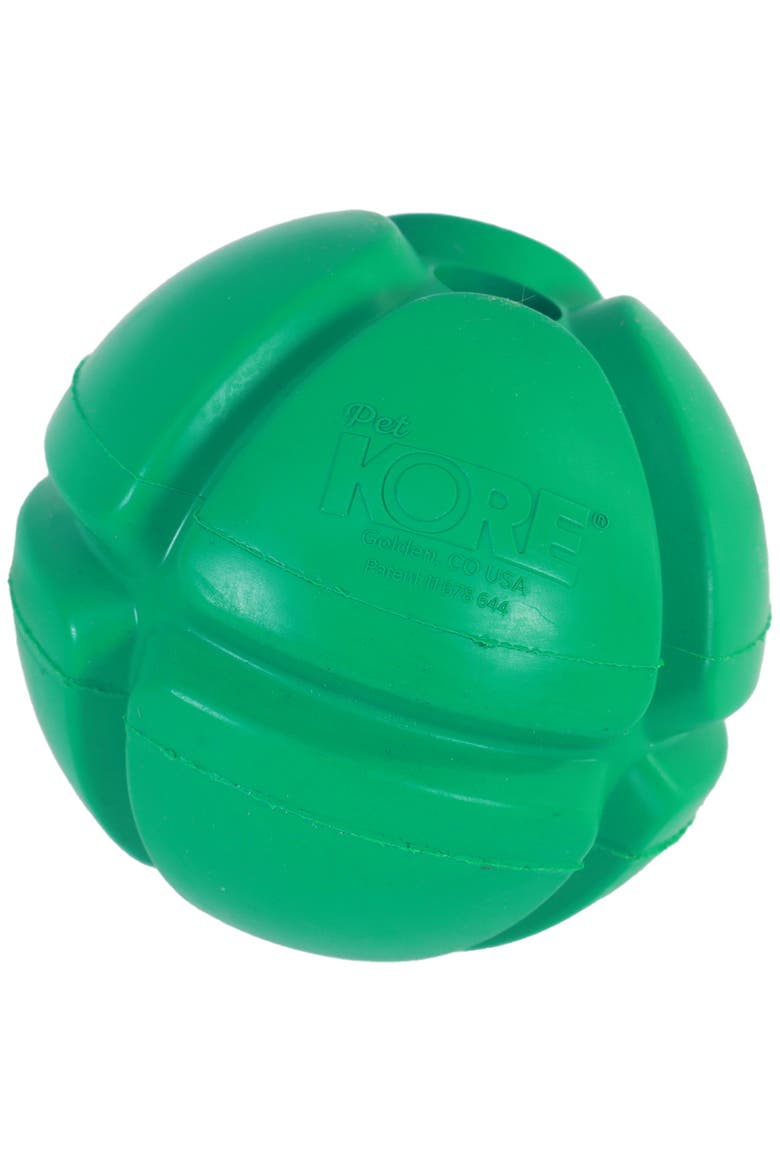 FloTex Ball, Large, 3.25 Inches, Green, Dog Toy, Main, color, Green
