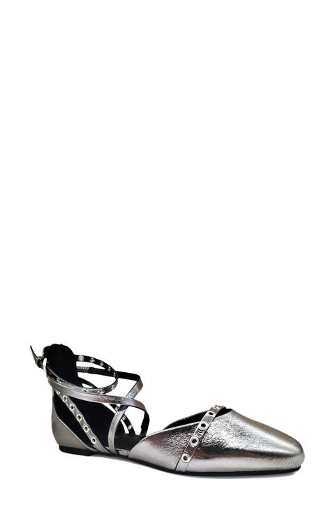 Mason Ankle Strap d'Orsay Flat (Women)