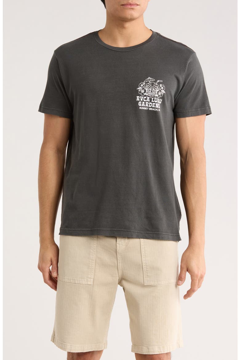 Micro Garden Graphic T-Shirt, Main, color, PIRATE BLACK