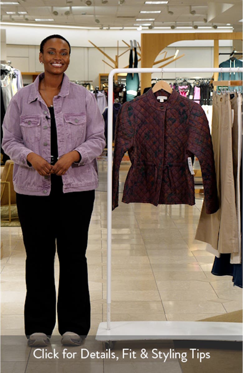 Paisley Quilted Jacket, sales video thumbnail