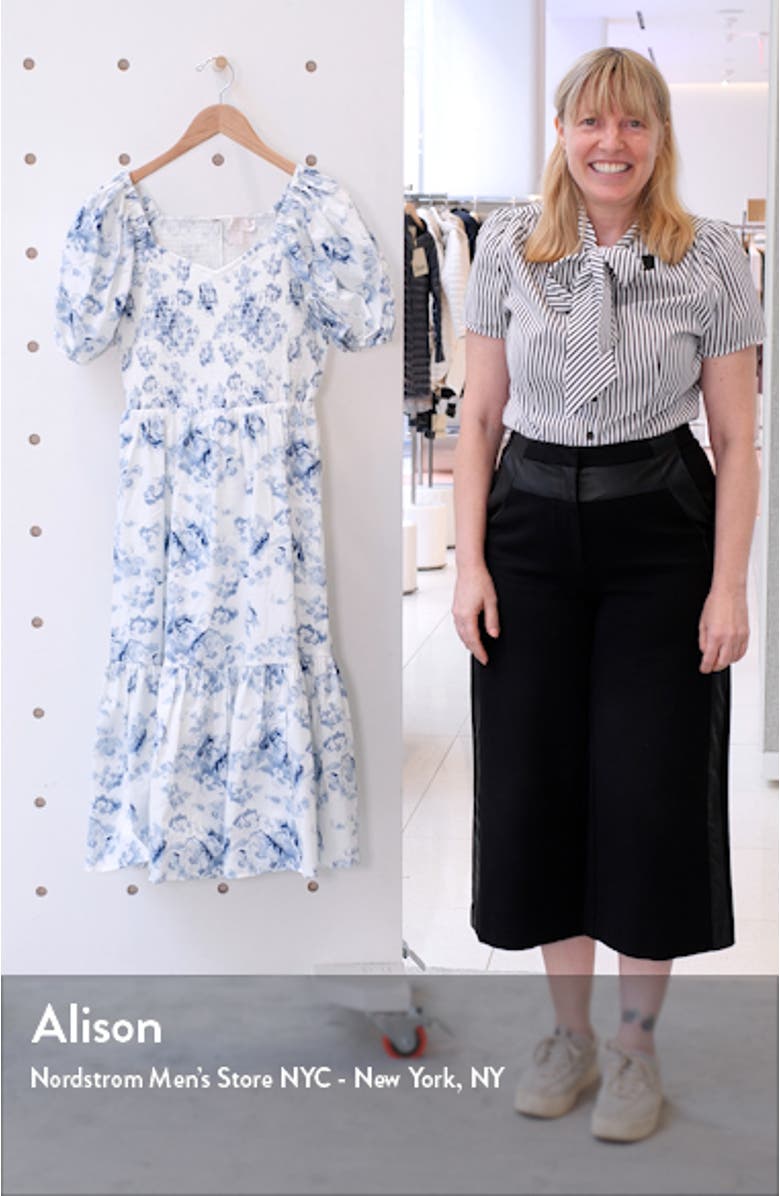 Puff Sleeve Midi Dress, sales video thumbnail