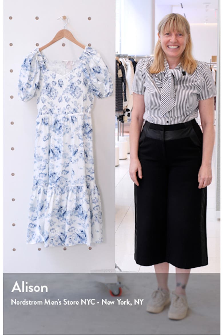 Puff Sleeve Midi Dress video
