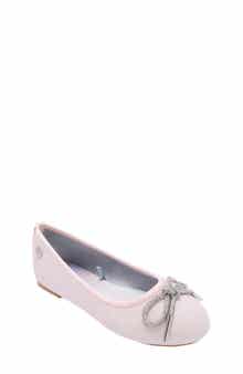 bebe Kids' Glitter Ballet Flat