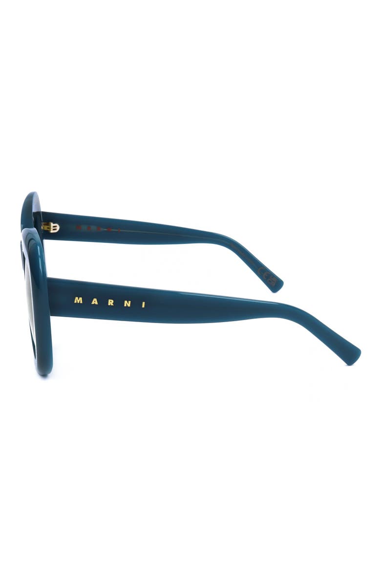 55mm Cat Eye Sunglasses, Alternate, color, BLUE / GREY