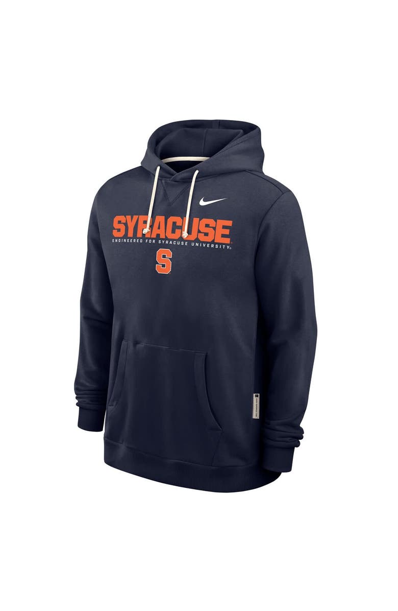 Nike Men's Nike Navy Syracuse Orange 2025 Sideline Performance Pullover Hoodie, Alternate, color, Navy