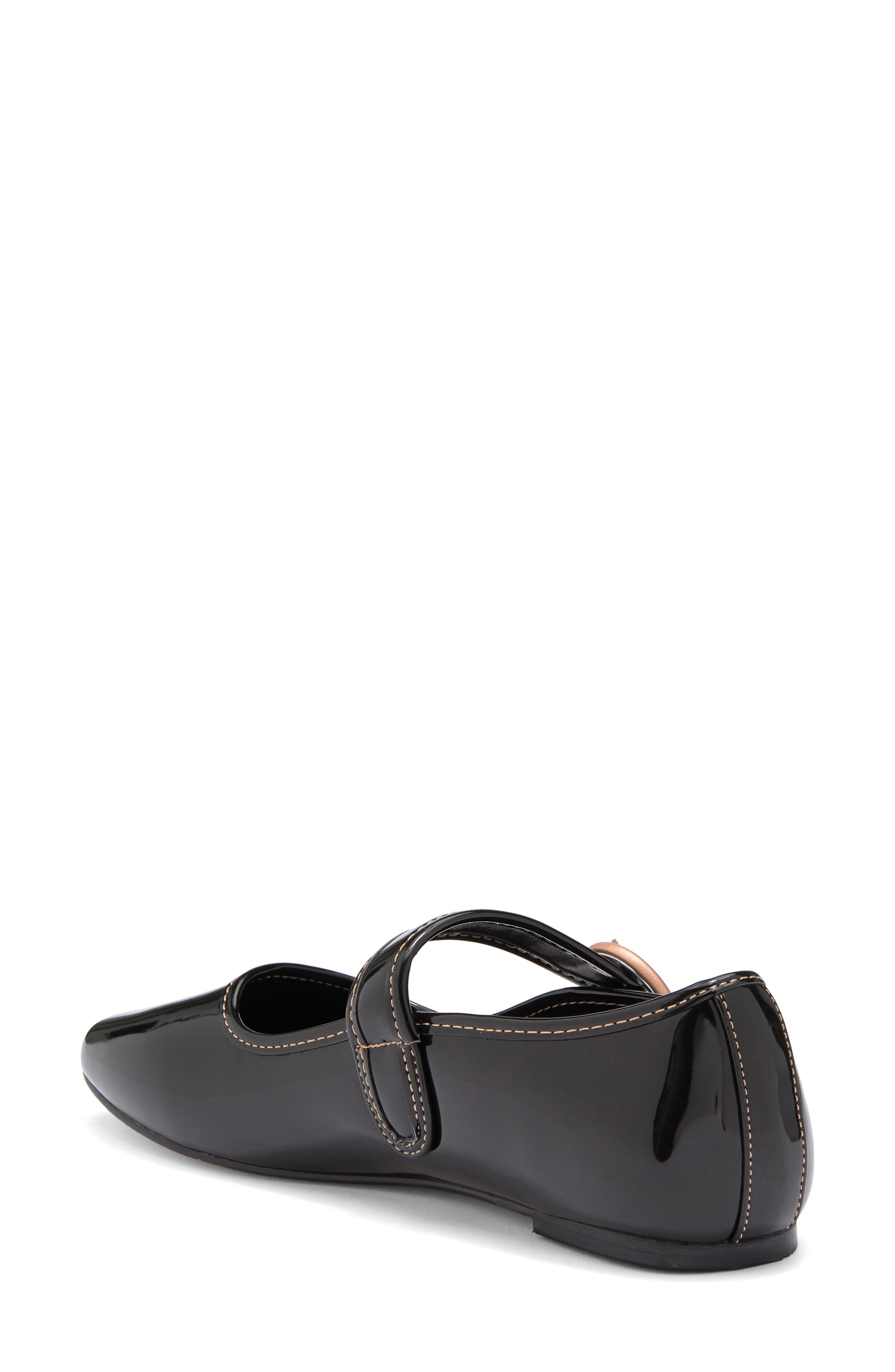 ELLE Mariana Mary Jane Flat, Alternate, color, Black