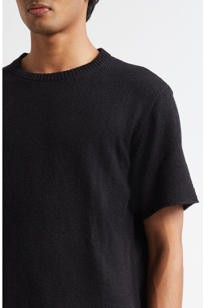 Nora Lite Short Sleeve T-Shirt, Alternate, color, BLACK